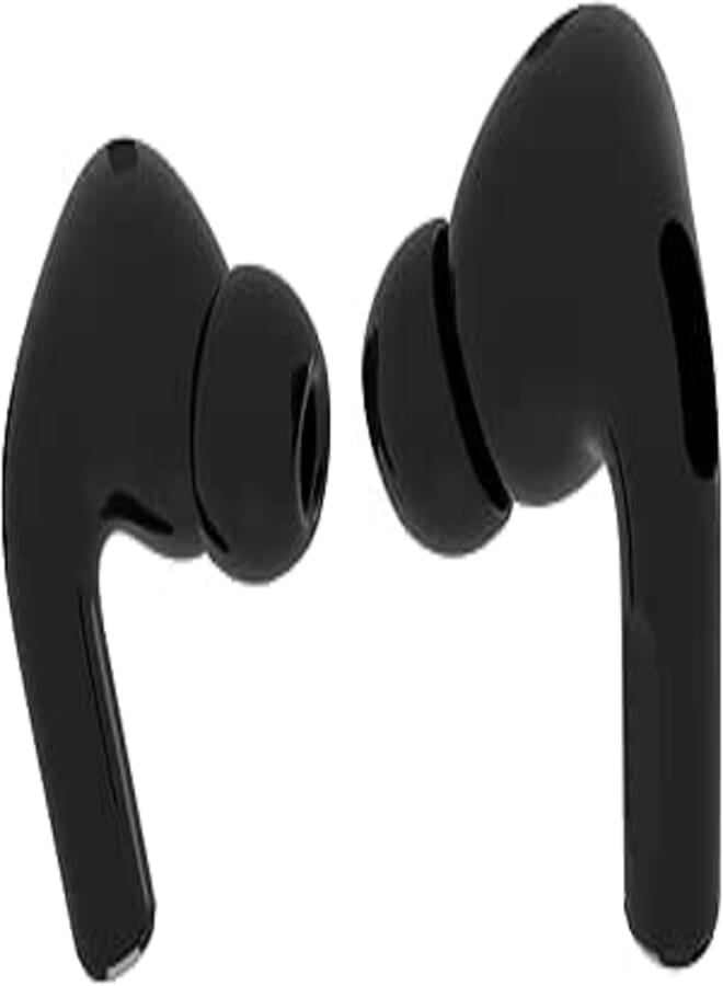General GEB852 TWS Earbuds – ANC+ENC Noise Cancelling, LED Touch Screen, Deep Bass, Bluetooth 5.4, IPX5 Waterproof – Black
